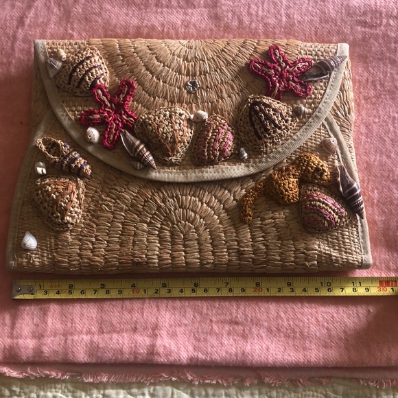 Boho Rattan clutch - Picture 7 of 8